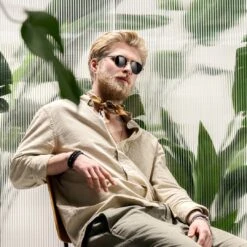 Arkai Occasus | Lunettes De Soleil En Titane Gris Anthracite à Verres Ronds Polarisés -Bijouterie Soldes Boutique rst spring 23 arkai sunglasses goldandsilver 1b 1