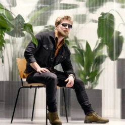 Lucleon Occasus | Lunettes De Soleil Aviator Gris Anthracite à Verres Dégradés -Bijouterie Soldes Boutique rst spring 23 ll sunglasses goldlbrown and darkblue 1c