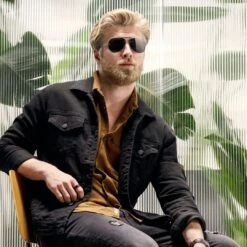 Lucleon Occasus | Lunettes De Soleil Aviator à Verres Noirs Dégradés -Bijouterie Soldes Boutique rst spring 23 ll sunglasses silverblack 1c