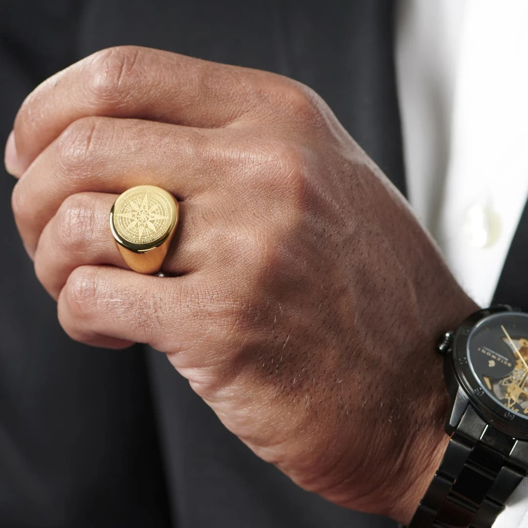 Lucleon Chevalière Dorée Ryker 5 Lucleon Chevalière Dorée Ryker – Image 3