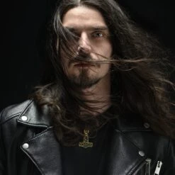 Fort Tempus Collier En Cuir Noir Et Pendentif Marteau De Thor Mjöllnir -Bijouterie Soldes Boutique rst vknls v1 1