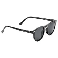 Sidegren Lunettes De Soleil Rétro Noires à Verres Ronds Polarisés -Bijouterie Soldes Boutique sg37 3