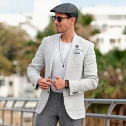 Warren Asher Épinglette à Fleur "entre Gris Clair Et Gris Foncé" -Bijouterie Soldes Boutique square 2 5