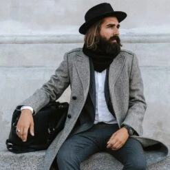 Fawler Chapeau Fedora Fido Alessandria En Laine Noire -Bijouterie Soldes Boutique square 1 183