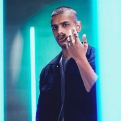 Lucleon Ferrum | Anneau à Double Rainure En Acier Inoxydable Brossé Et Poli Couleur Or Rose - 8 Mm -Bijouterie Soldes Boutique ste ll ferrum rings asbj rn 25710 25532 25761 1x1 4 1