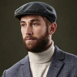Fawler Casquette Plate Fido Ivy En Tartan Vert -Bijouterie Soldes Boutique ste megashoot hats 17191 15