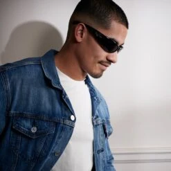 Moody Mason Lunettes De Soleil Polarisées Moses Noires Et Grises - Catégorie 2 -Bijouterie Soldes Boutique ste megashoot sunglasses 48 22807