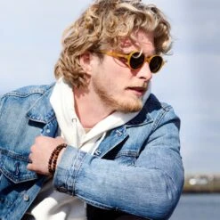 Waykins Lunettes De Soleil Polarisées Jaunes Walford Thea à Verres Bleus -Bijouterie Soldes Boutique ste megashoot2 sunglasses 40 22899