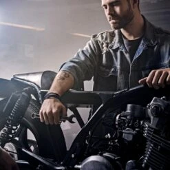 Lucleon Bracelet Naxos En Cuir Noir Et Perles Lapis Lazuli -Bijouterie Soldes Boutique ste naxos benjamin 23540 1x1 1ffffffff