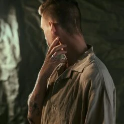 Arkai Orphic | Bague En Acier Inoxydable Argenté Martelé Et Brossé - 9 Mm -Bijouterie Soldes Boutique ste orphic drop39 id mike varga 1x1 15.jpg 26140