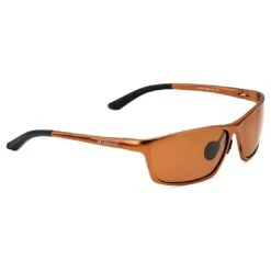 Seizmont Lunettes De Soleil Polarisées En Aluminium Marron Métallisé -Bijouterie Soldes Boutique sz2.3